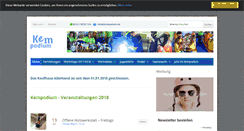 Desktop Screenshot of kempodium.de